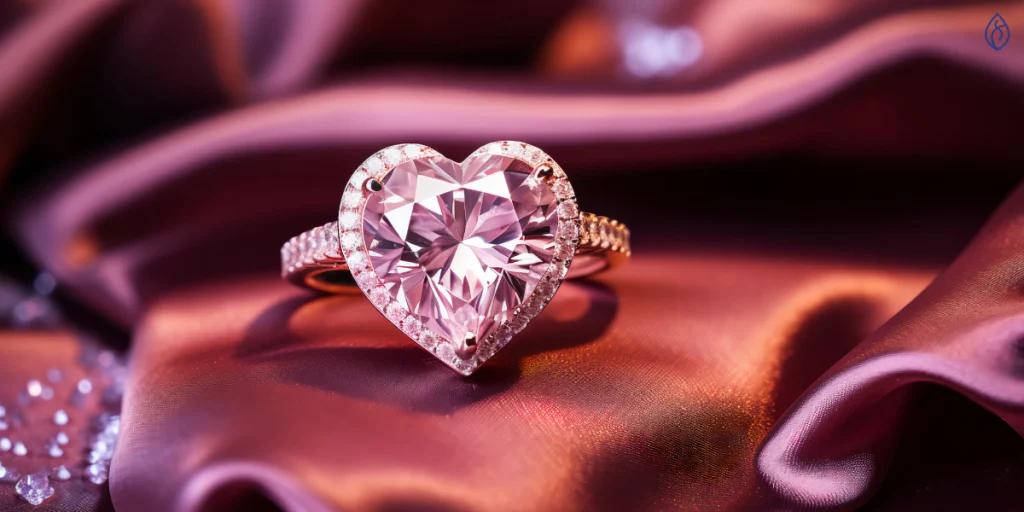 Heart Shaped Diamond Ring