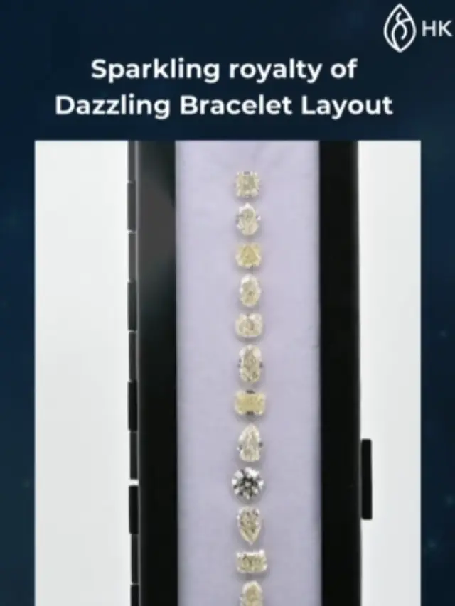 Exquisite Diamond Bracelet Layout