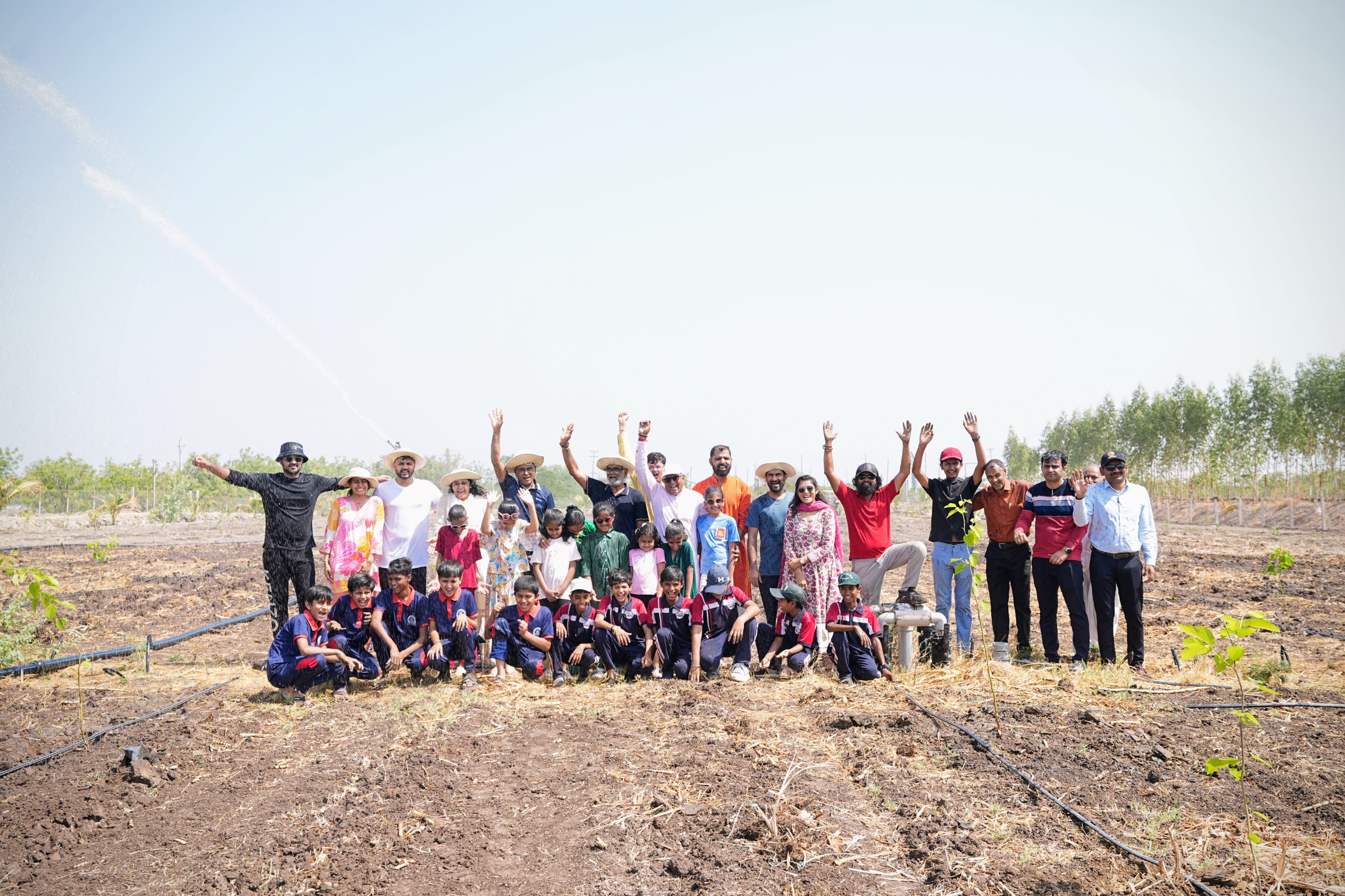 Tree plantation drive showcasing sustainability efforts by Hari Krishna Exports