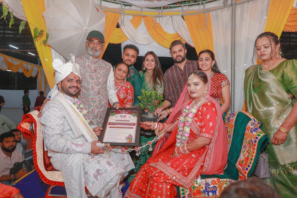 Hari Krishna Mass Wedding couples blessing
